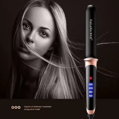 Hair Straightener With Led Light Display