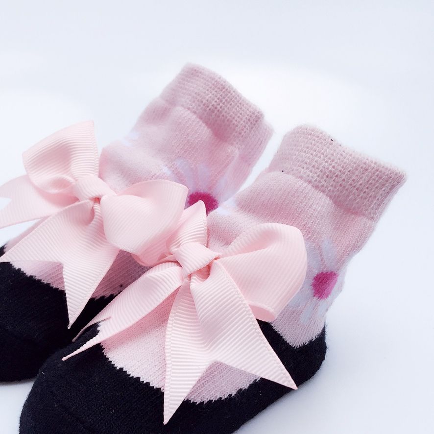 Cotton Princess Baby Girl Socks Cute Bowknot Newborn Socks