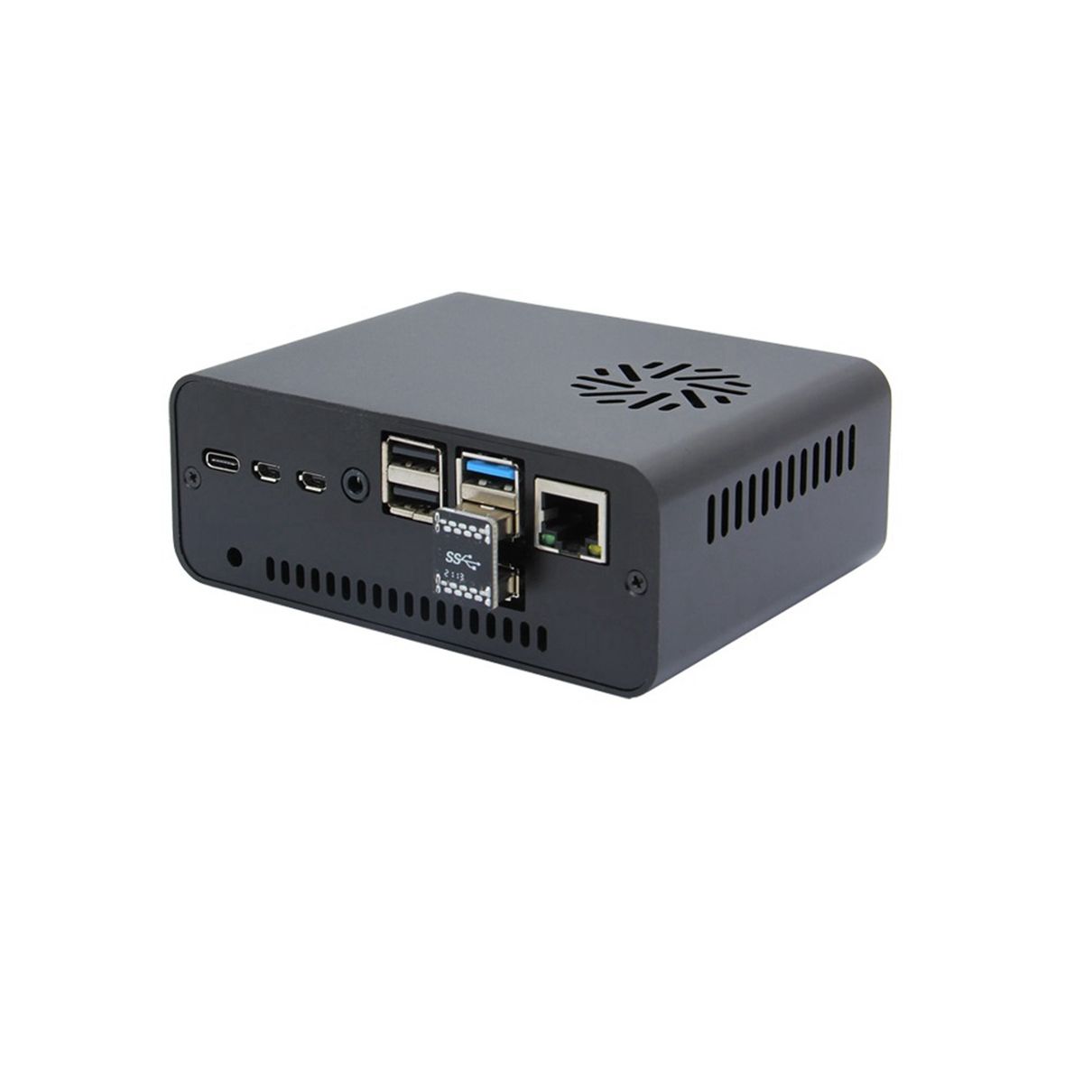 NASPi Kit+Metal Case+X823 Expansion Board+X-C1 Board+PWM