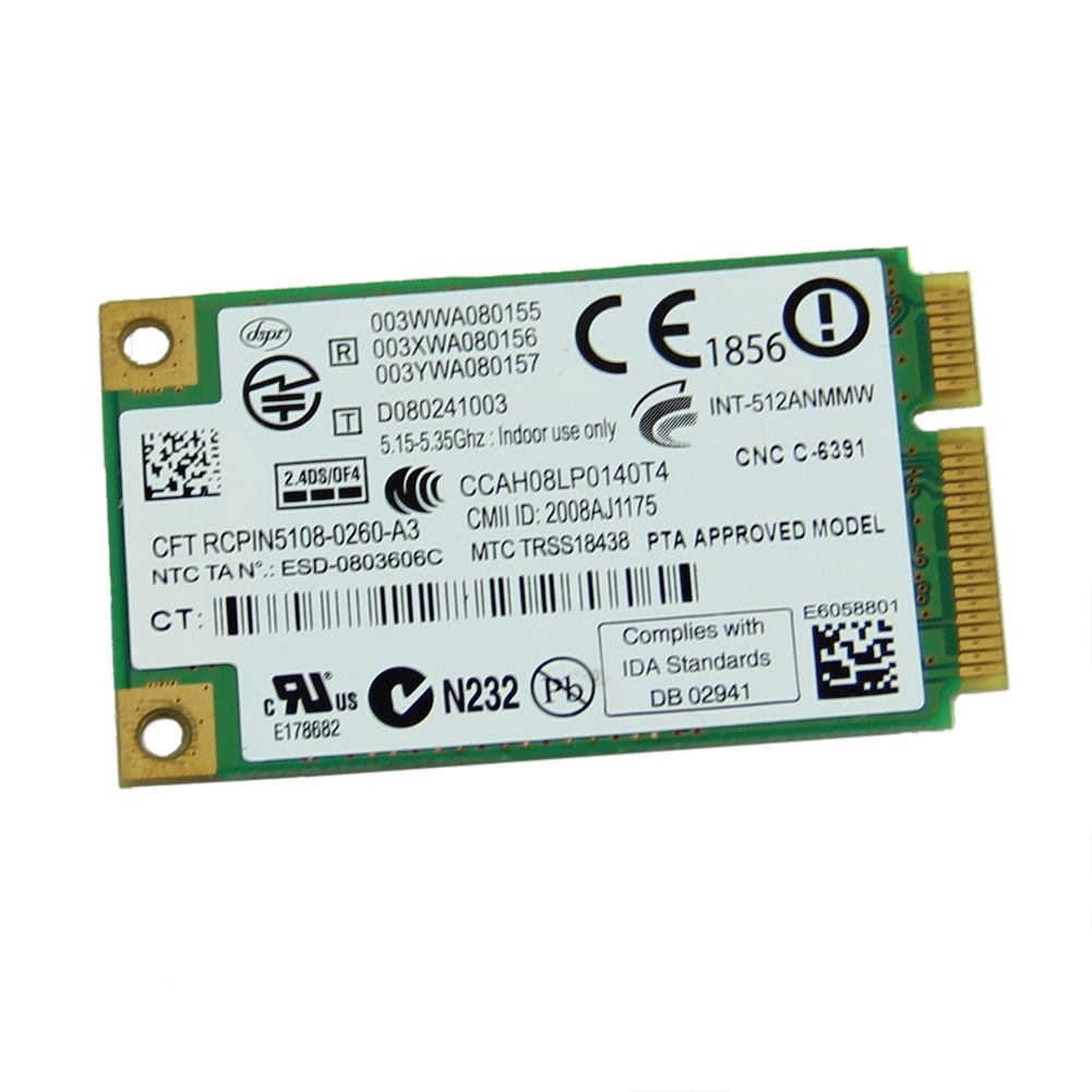 Hot 5100 DUAL BAND 2.4Ghz 5Ghz WIRELESS N CARD 5.0Ghz