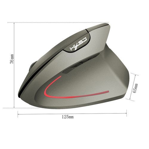 Wireless Mouse Vertical Mice Ergonomic Rechargeable 600Mah
