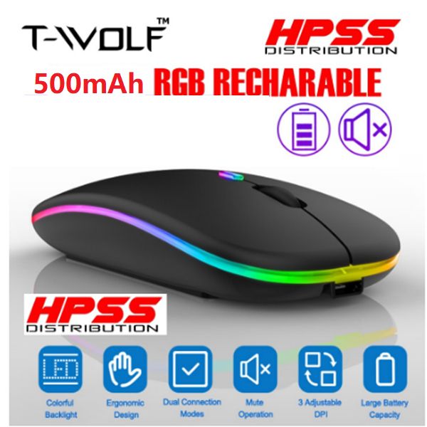 ACE ELEC X1 2.4GHz LED Wireless Rechargeable Mouse