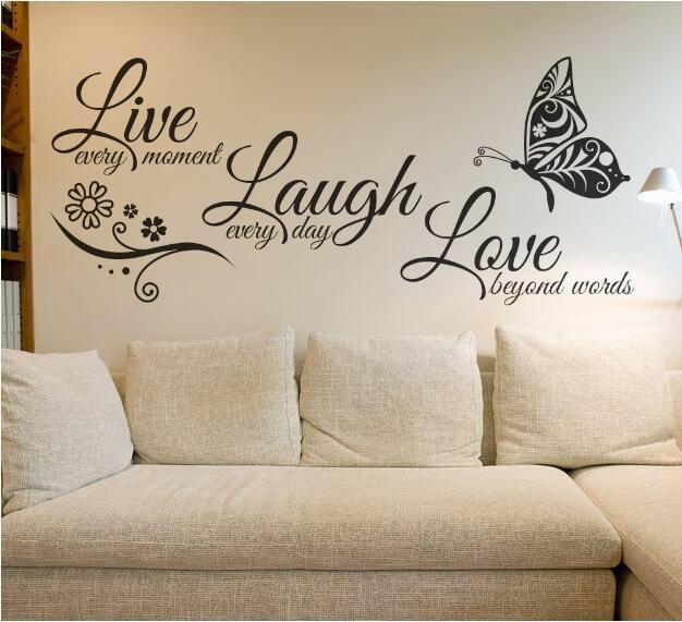 Wall Stickers Live Laugh Love Home Wall Decor  - 007