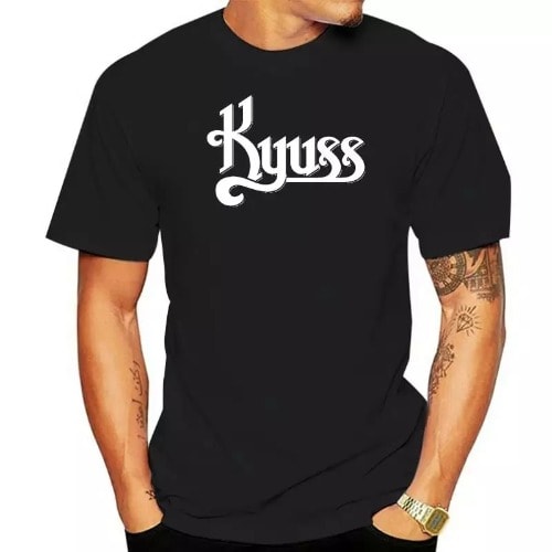 4 In 1 Black Flag Print T-shirts - Black White Ash