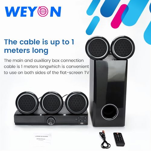 WS511 5.1ch Blutooth Speaker  Home Threater - Black