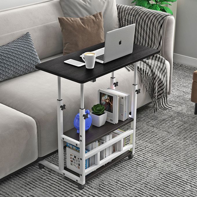 Solid Movable Potable Laptop Table/ Bed Side Table Shelf