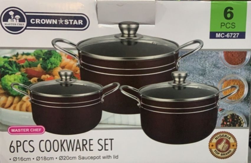 3-Pieces Non-stick Pots Set