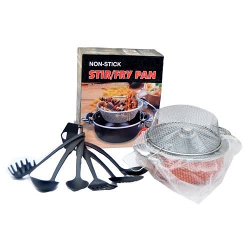 Non Stick Manual Deep Fryer + Free Non-Stick Spoon Set Of 6