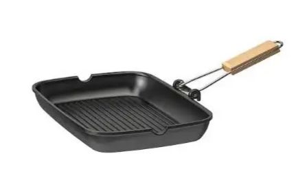 24CM DIE CAST GRILL PAN