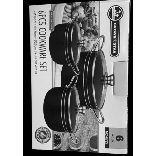 3pcs Of Non Stick Pots.