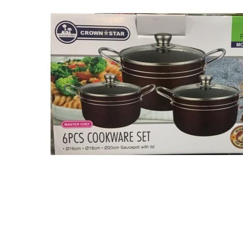 3pcs Of Non Stick Pots.