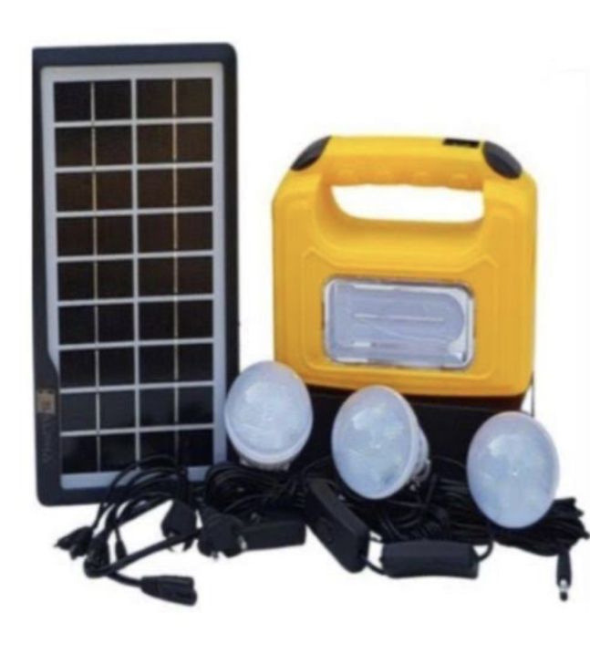 Rechargeable Solar Energy Generator & Lighting  System Kit
