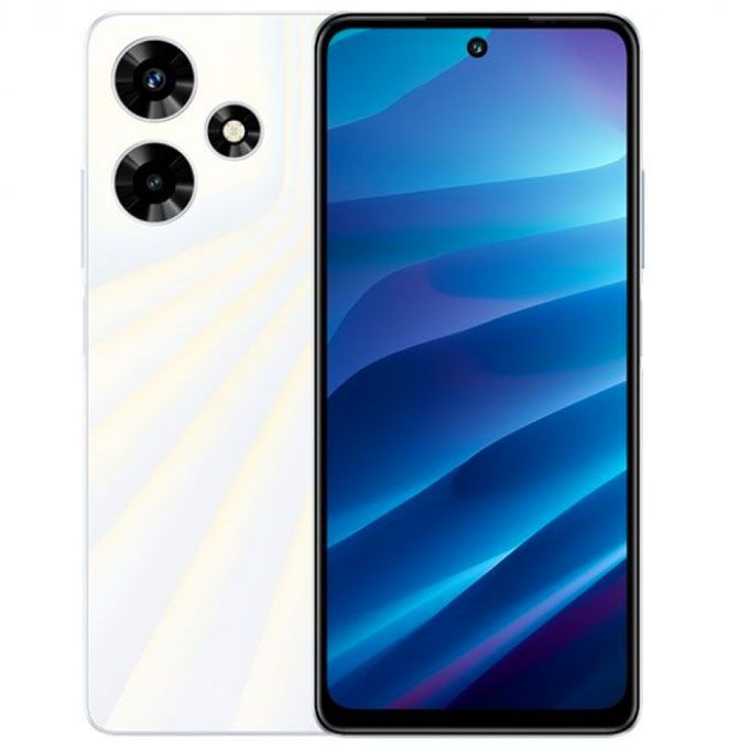 Hot30 6.78" 8GB RAM/128GB ROM Android 13 - White + Free Gift