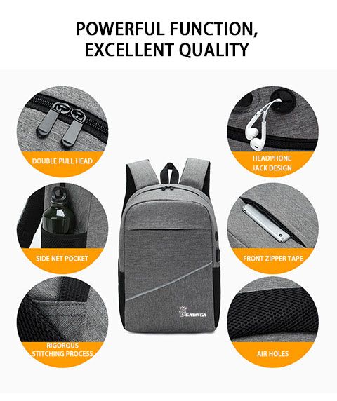 3 IN 1 Bag Set Pencil/Crossbody/Laptop Backpack