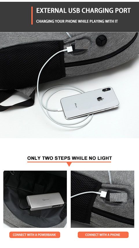 3 IN 1 Bag Set Pencil/Crossbody/Laptop Backpack
