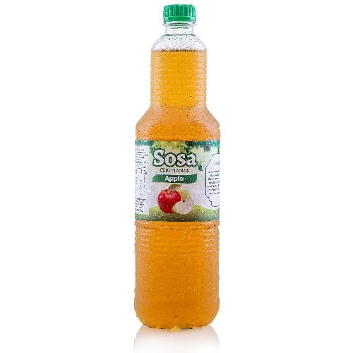 SOSA Fruit Drink - Apple- 1L X 6