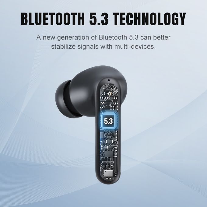 Sonic 1 Fireboy DML Wireless Bluetooth Earbuds BT5.3 ENC - Black