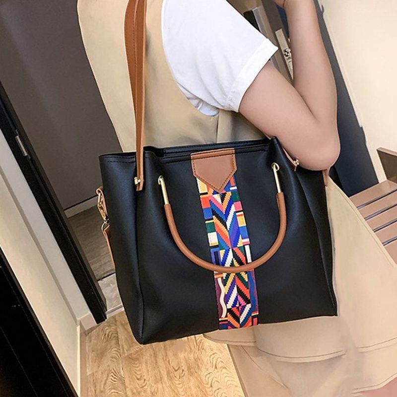 4 In 1 Women Bag Crossbody Bag - Black