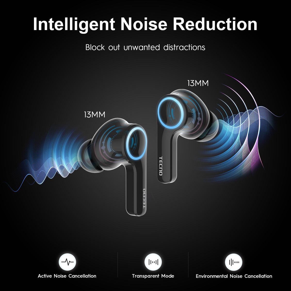 H3 Wireless Bluetooth Earbuds