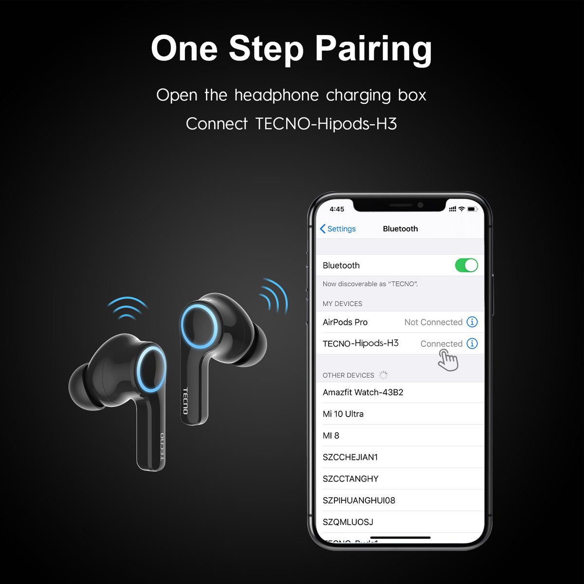 H3 Wireless Bluetooth Earbuds