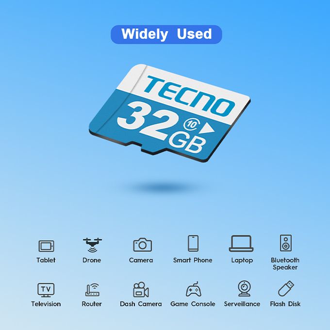 32G Micro SD Memory Card + Adapter, K321