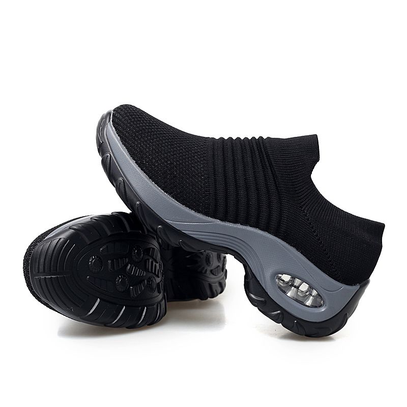 2022 Womens Casual Socks Shoes Running Sneakers - Black