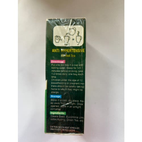 Anti Hypertensive Herbal Tea And Anti-cholesterol Tea-20teabags