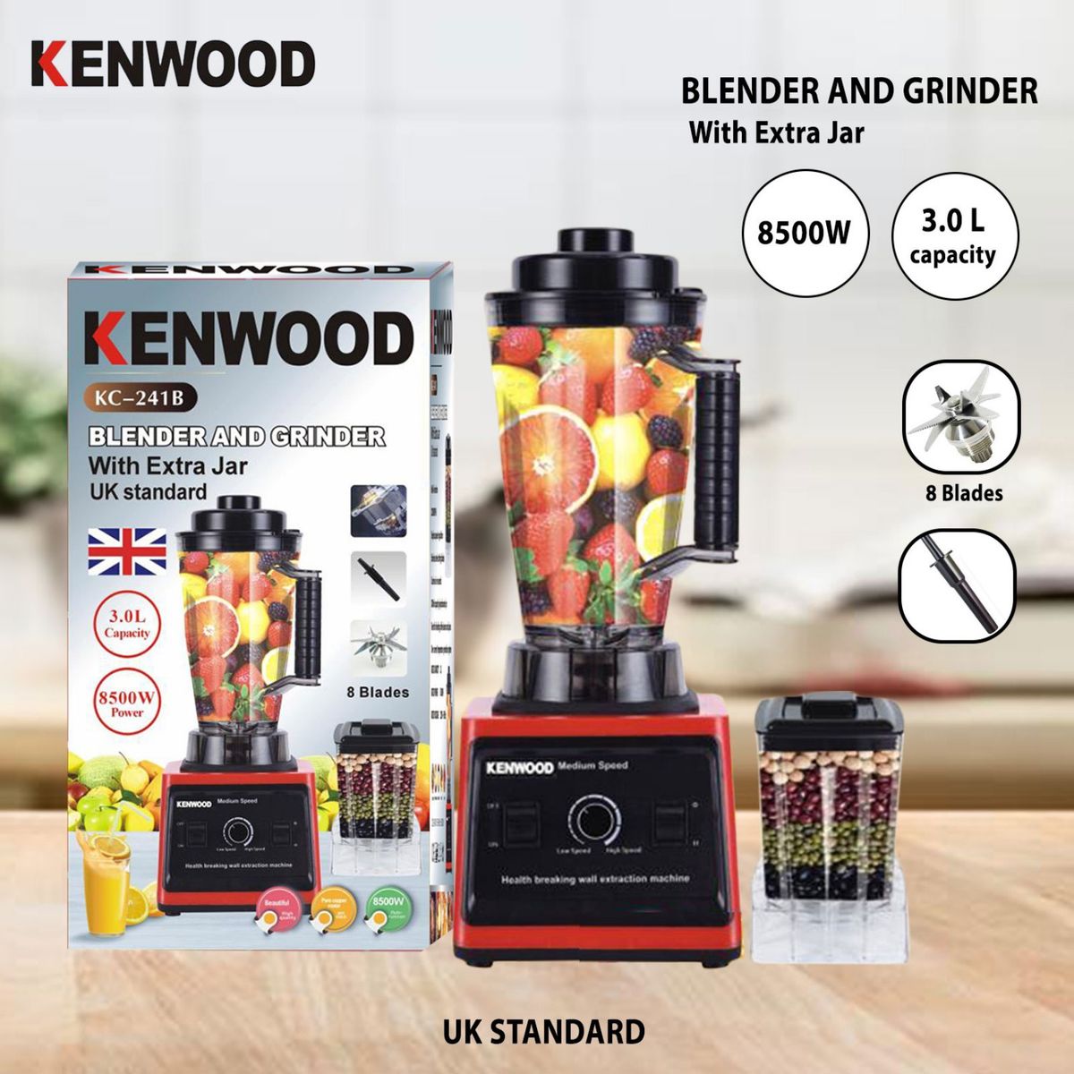 3L Food Crusher Blender
