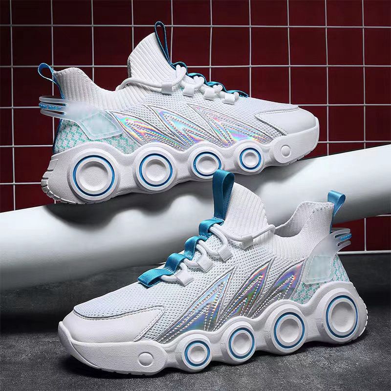 2023 Mens Casual Board Shoes Running Sneakers- White