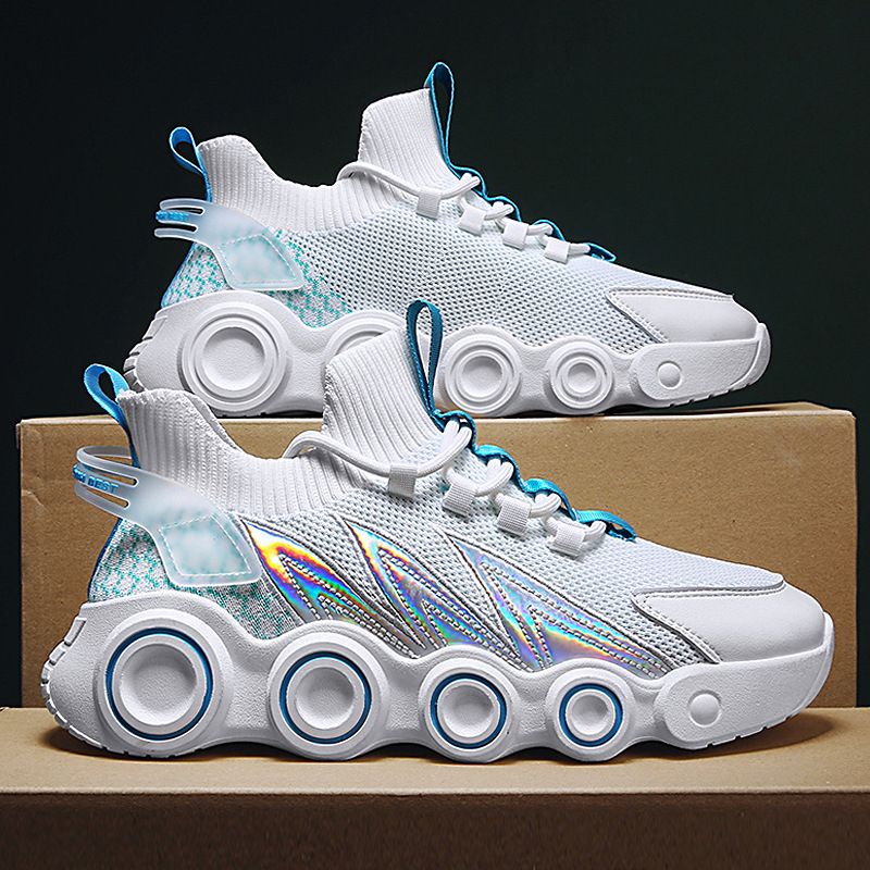 2023 Mens Casual Board Shoes Running Sneakers- White