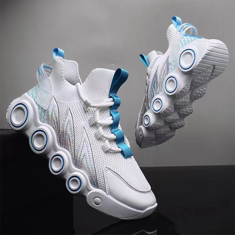 2023 Mens Casual Board Shoes Running Sneakers- White