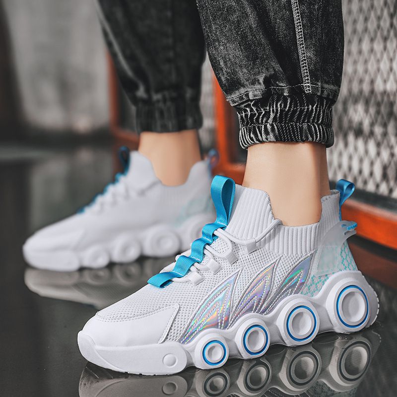 2023 Mens Casual Board Shoes Running Sneakers- White