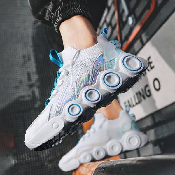 2023 Mens Casual Board Shoes Running Sneakers- White
