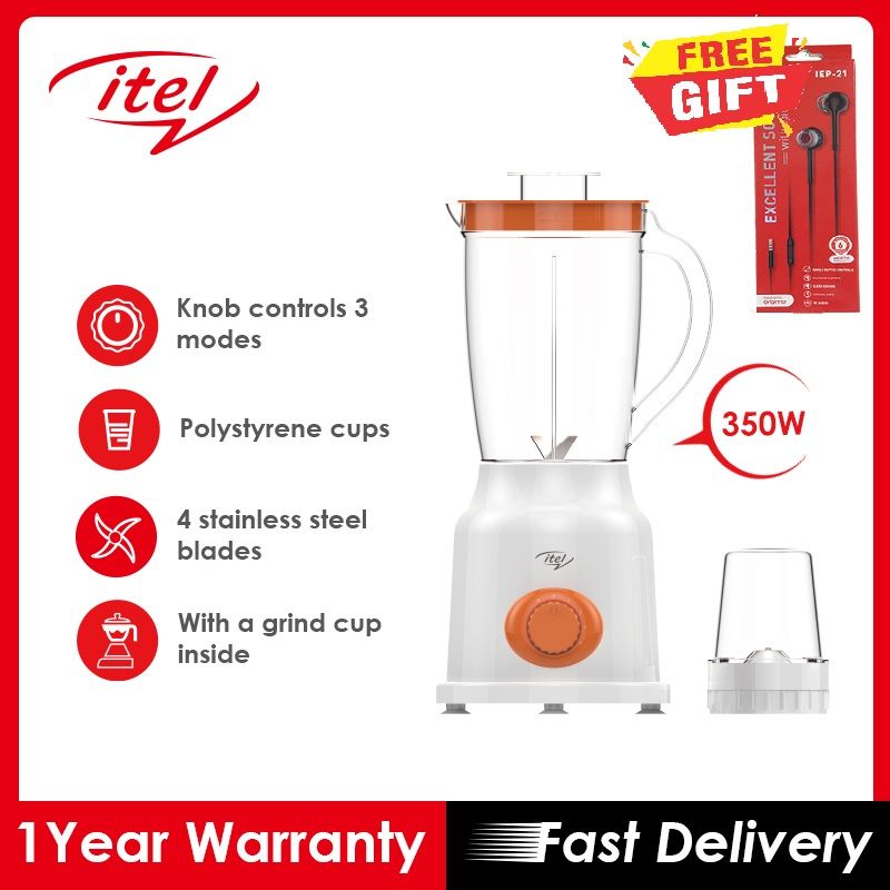 1.5 Litres (IBL35U2)  Electric Blender And Grinder - White + Gift