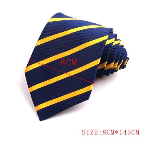 Men's Striped Neck Tie - Blue