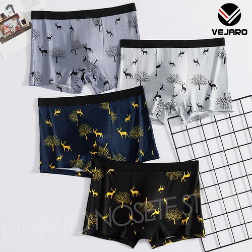 U08 New Men's Underwear Boxer Briefs-4 In 1