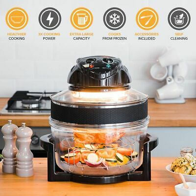 20Litres Halogen Air Fryer Low Fat Fast Cooking Oven - 3500W