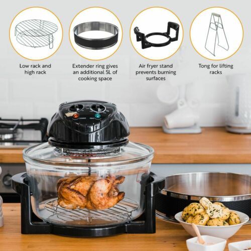20Litres Halogen Air Fryer Low Fat Fast Cooking Oven - 3500W