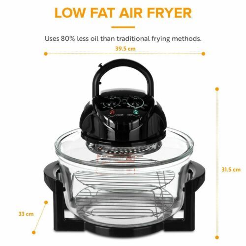 20Litres Halogen Air Fryer Low Fat Fast Cooking Oven - 3500W
