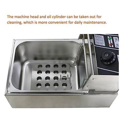 6 Litres Single Face Electric Deep Fryer - 2500w