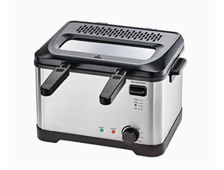 4L Stainless Steel Deep Fat Fryer With 3 Frying Baskets