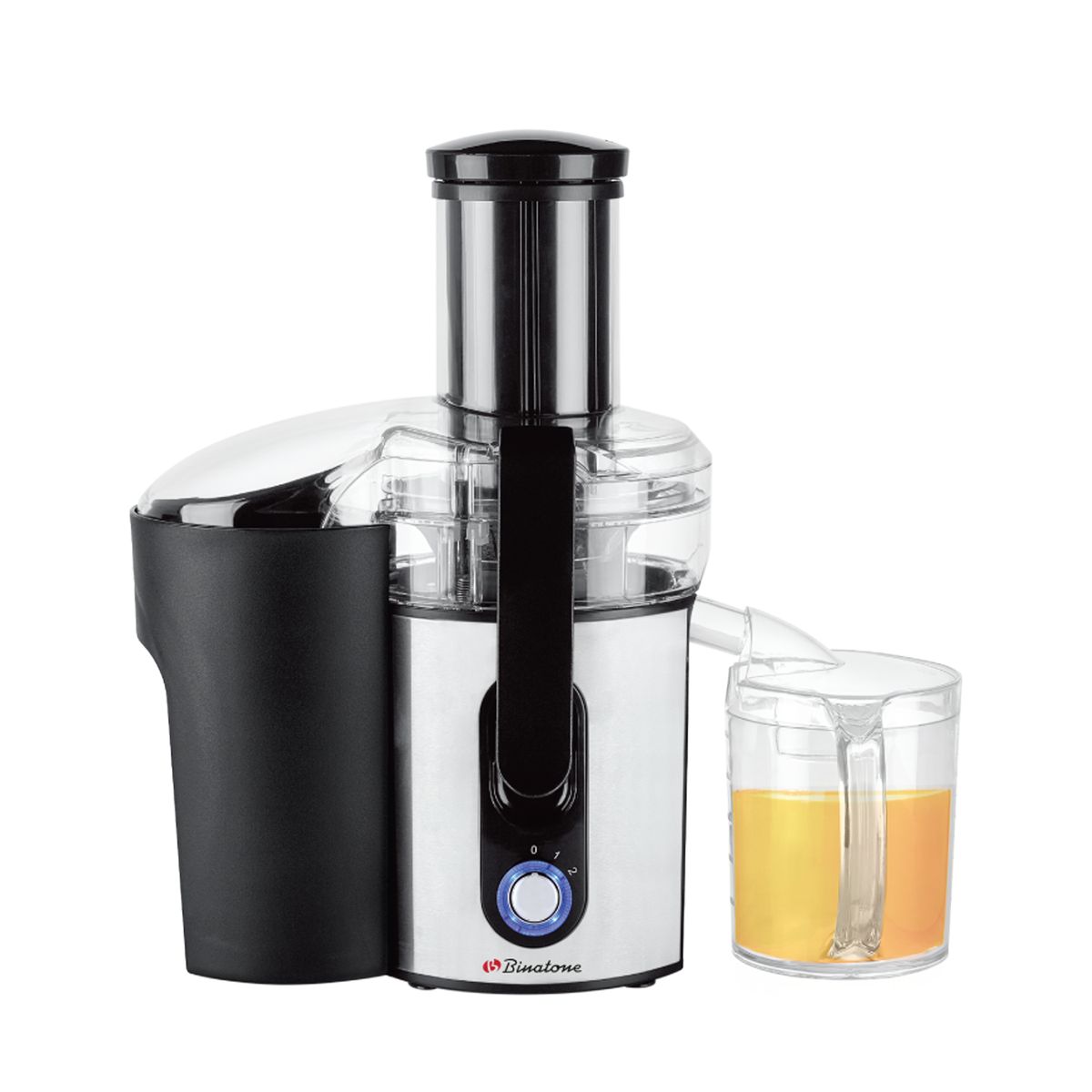 2 Litres (JE-1000) Turbo Powered Juice Extractor - Black