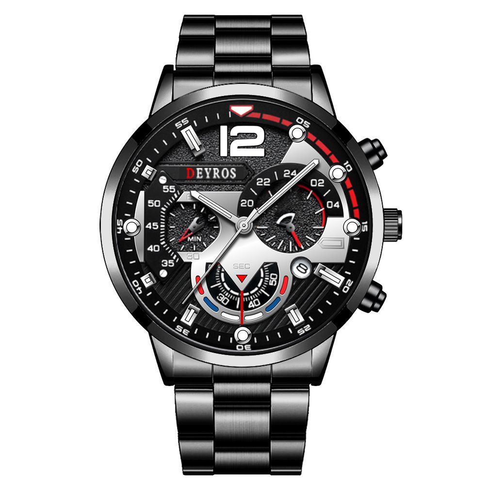 New Men's Calendar Luminous Quartz Watch