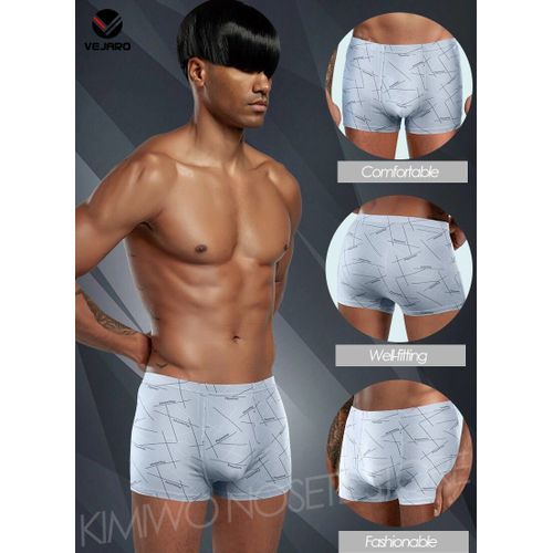 U13 New Men's Underwear Boxer Briefs-4 In 1