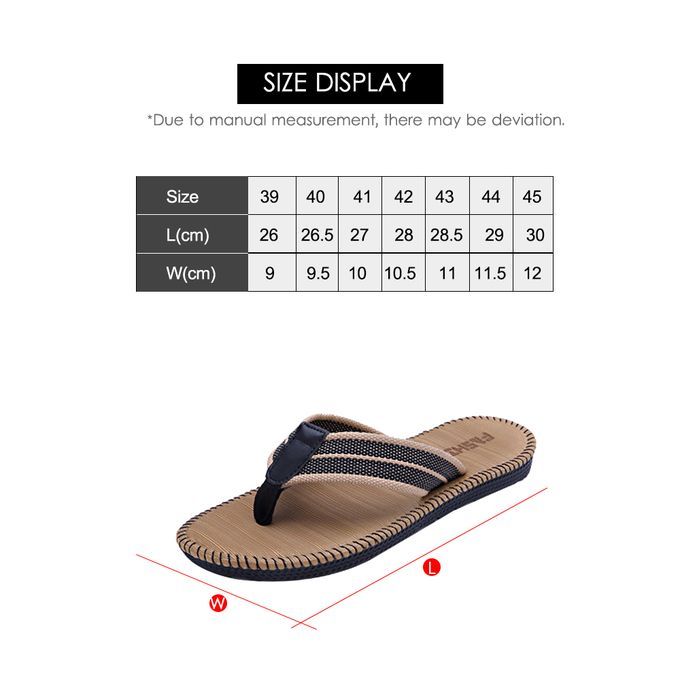 Men's Anti-Slip Sandals Flip-Flop Slipper Shoes