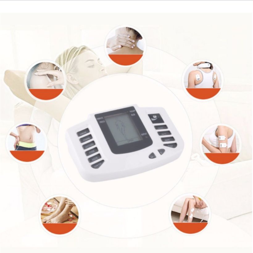 Digital Electronic Massager Physiotherapy Body Acupuncture Therapy With 16PCS Pad