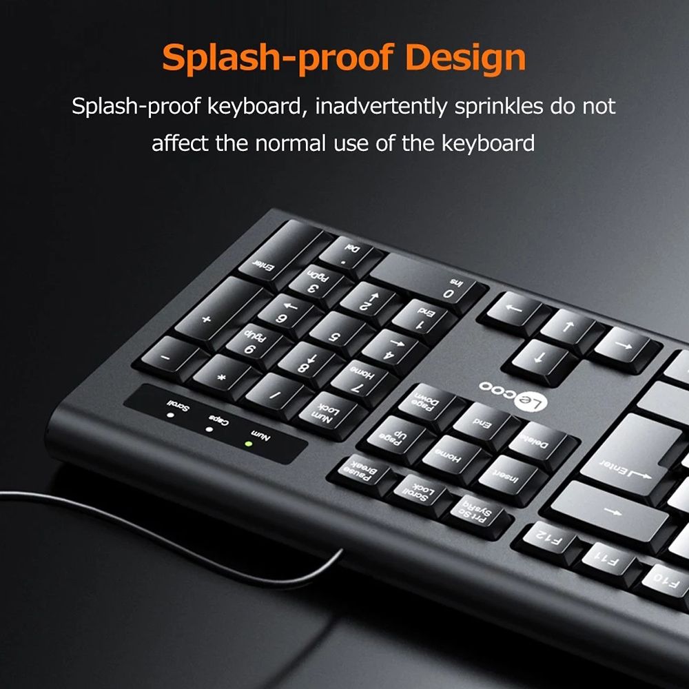 Lecoo CM101S Wired Keyboard Mouse Combo