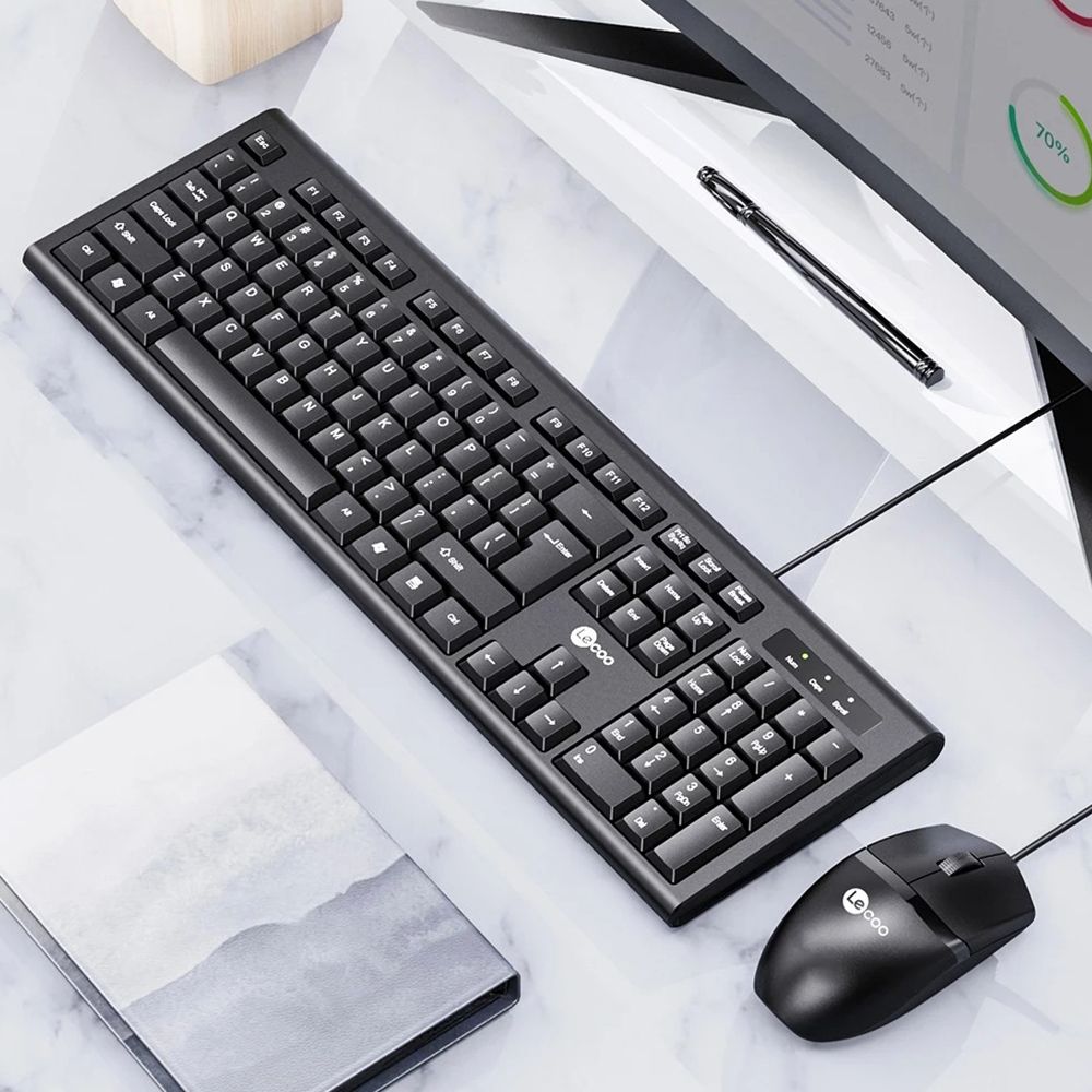 Lecoo CM101S Wired Keyboard Mouse Combo