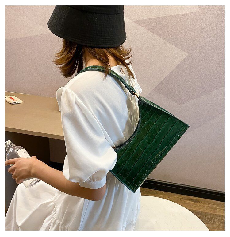 Ladies Travel Shoulder Bag-Green
