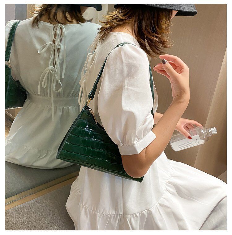 Ladies Travel Shoulder Bag-Green